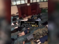 Imam Masjid Baltimore AS Bikin Metode Menarik Push Up Zikir usai Salat