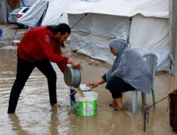 Hujan Deras, Kamp di Gaza Terendam Bencana Banjir