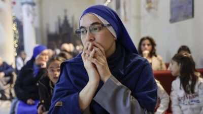 Suasana Misa Natal di Gaza