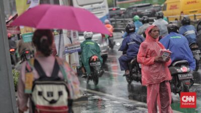 5 Provinsi Siaga Hujan Lebat Pekan Ini