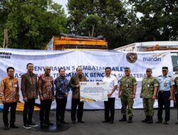 Bank Mandiri Dukung Kementerian Pertahanan Bangun 5 Jembatan Bailey untuk Konektivitas