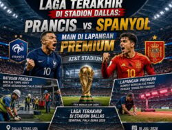 Prancis vs Spanyol Main di Lapangan Premium