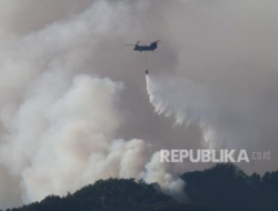 Kemenhan Jepang Kirim Tiga Helikopter Chinook Bantu Atasi Karhutla di Kalimantan