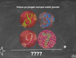 Uji Ketelitian Mata! Pecahkan Soal Matematika dalam Tes Buta Warna