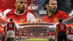 Thierry Henry vs Ryan Giggs, Duel Legenda Manchester United dan Arsenal di SUGBK